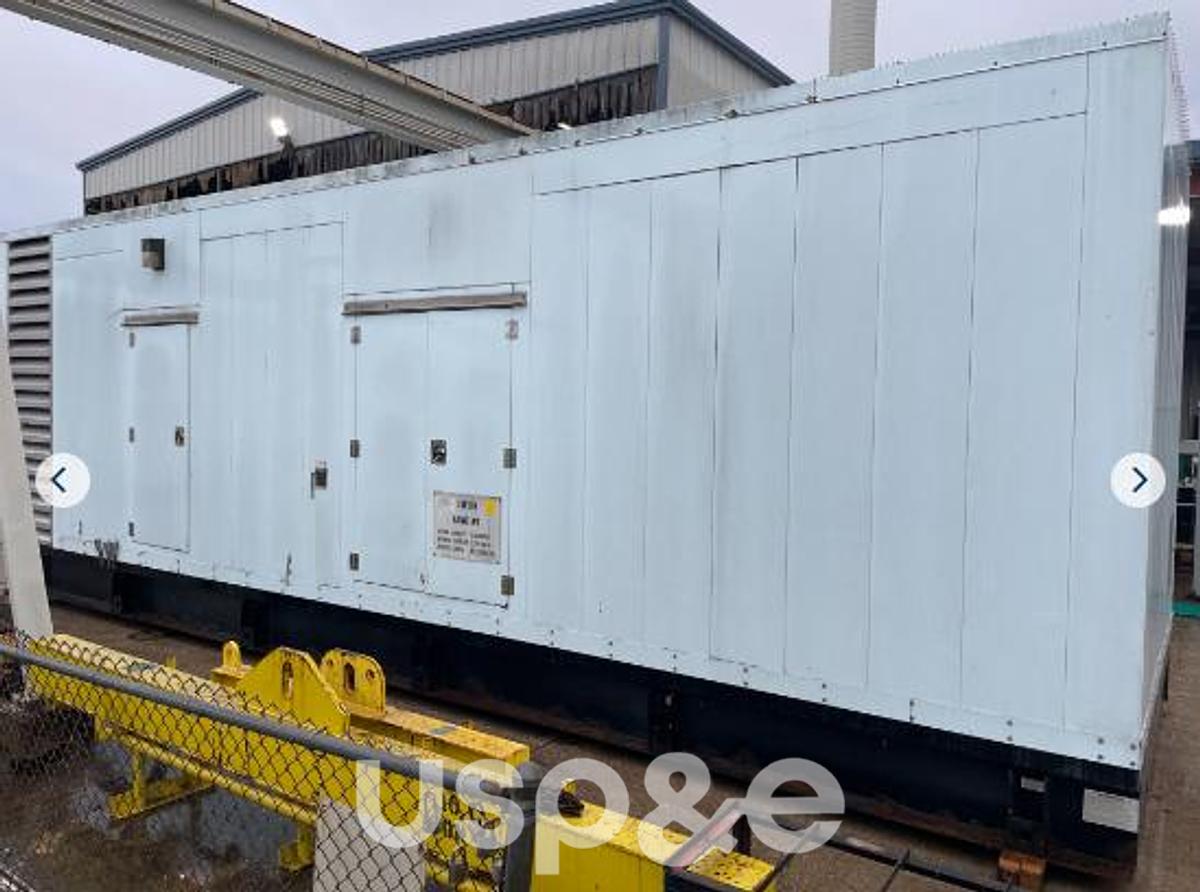 Used 2 MW 2000 Used Cummins QSK60-G6 Diesel Generator Set