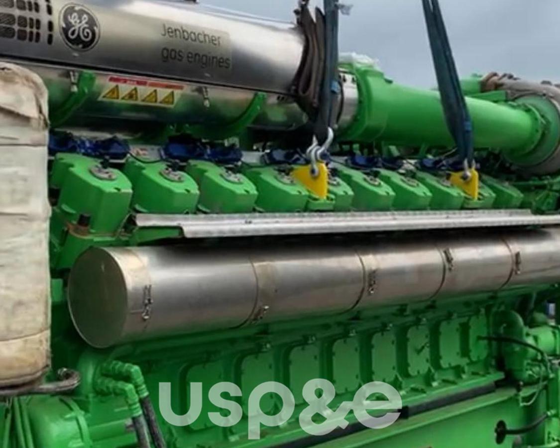 Used 3.4 MW 2012 Used Jenbacher J 620 Natural Gas Generator Set