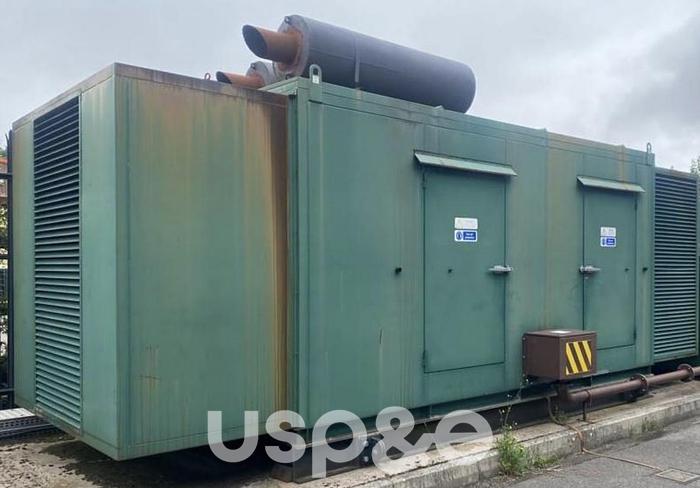 Used 0.80 MW 2011 Used MTU 16V-2000 Diesel Generator Set