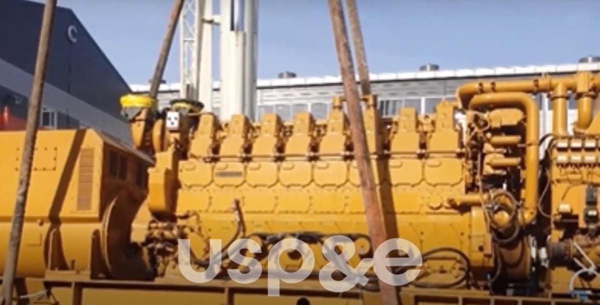 Used 2.5 MW 1987 Used Caterpillar 3508 Diesel Generator Set