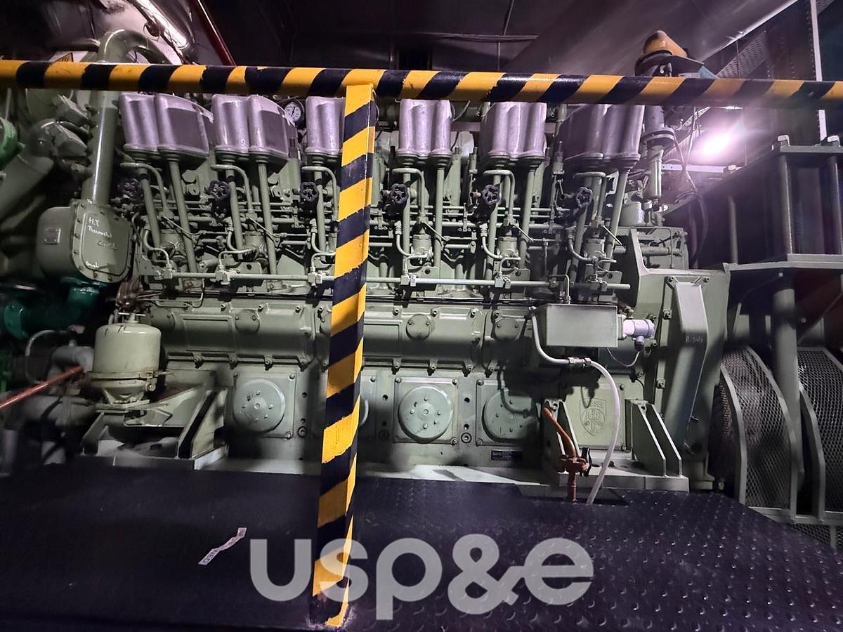 Used 1.9 MW 2007 Used Anglo-Belgian-Corp 12DZC-1000-125-A Deisel Generator Set