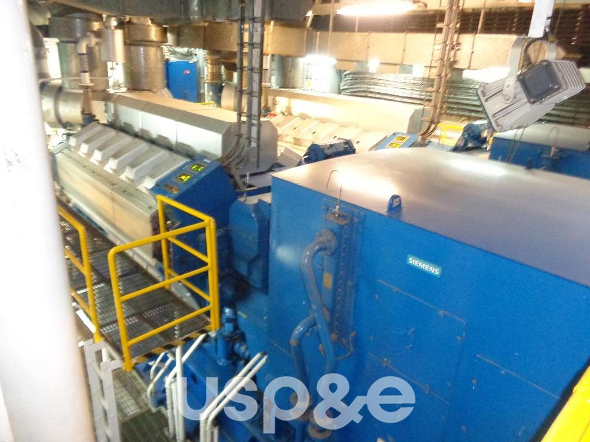 Used 5.1 MW 2008 Used Wartsila W12V32 HFO Generator Sets