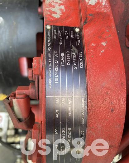 Used 1.3 MW 2015 Used Hitec QSK38-G5 Diesel Generator Sets