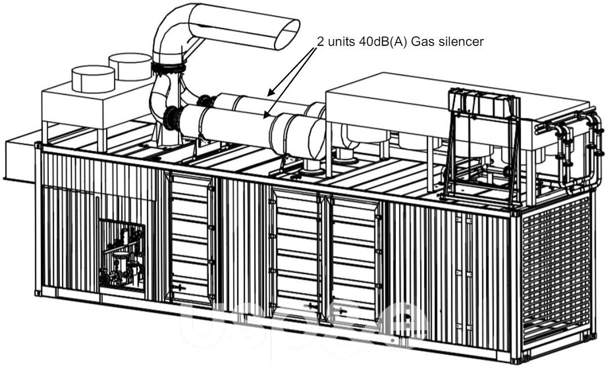 2 MW 2021 New Siemens G-86EM Natural Gas Generator Sets (Containerized)