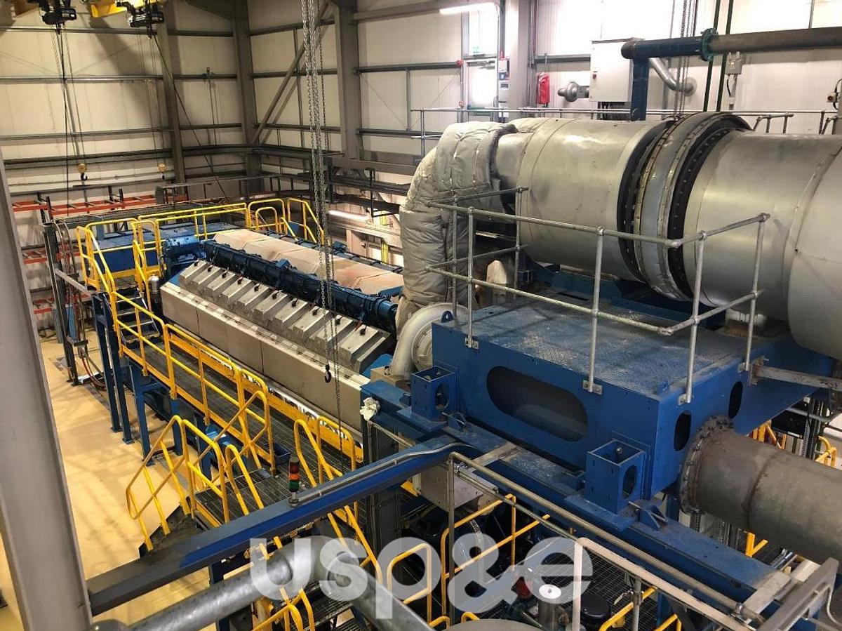 Used 10 MW 2013 Used Wartsila W20V34SG CHP Natural Gas Power Plant Generator Set