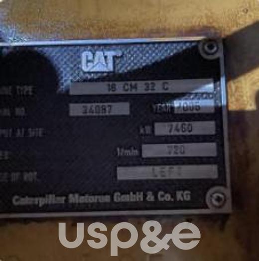 Used 15 MW 1999 Used Caterpillar 16CM32C HFO Power Plant Generator Sets