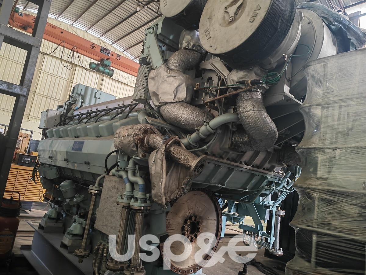 Used 4 MW 2004 New Niigata 16V20FX HFO Marine Engine Set