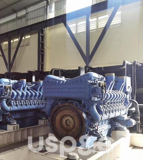Used 4 MW 2008 Used MTU 16V40000G63 Diesel Generator Sets