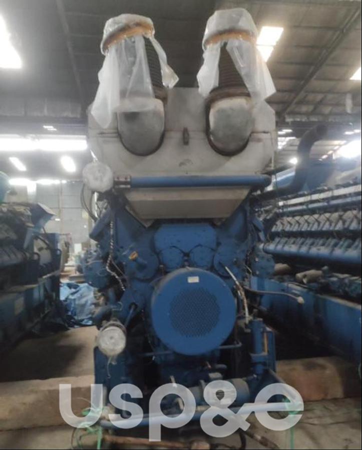 Used 1.9 MW 2005 Used Deutz TCG2020V20 Natural Gas Generator Set