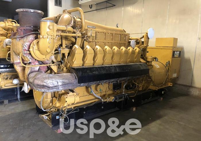 Used 1.9 MW 2011 Used Caterpillar 3520C Natural Gas Generator Sets
