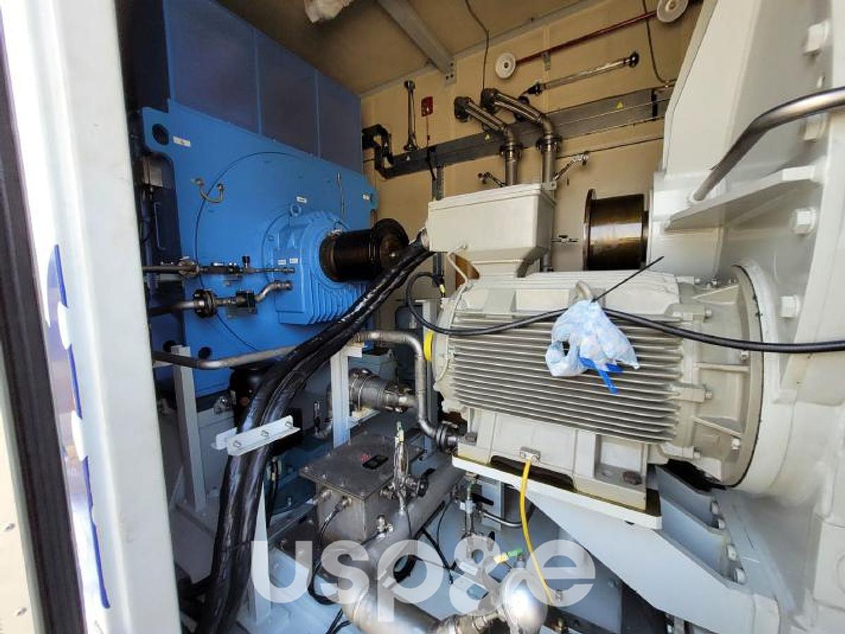 Used 6 MW New 2020 MAN MGT6000 Natural Gas Turbine Generator Set