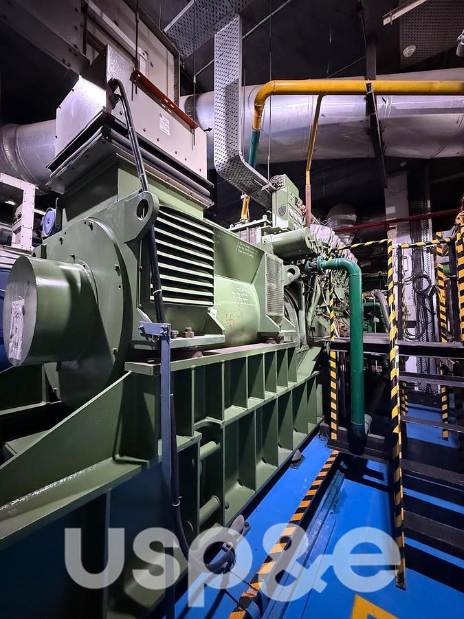 Used 1.9 MW 2007 Used Anglo-Belgian-Corp 12DZC-1000-125-A Deisel Generator Set