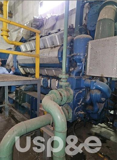 Used 2.3 MW 1996 Used Wartsila 12V200 Diesel Generator Set