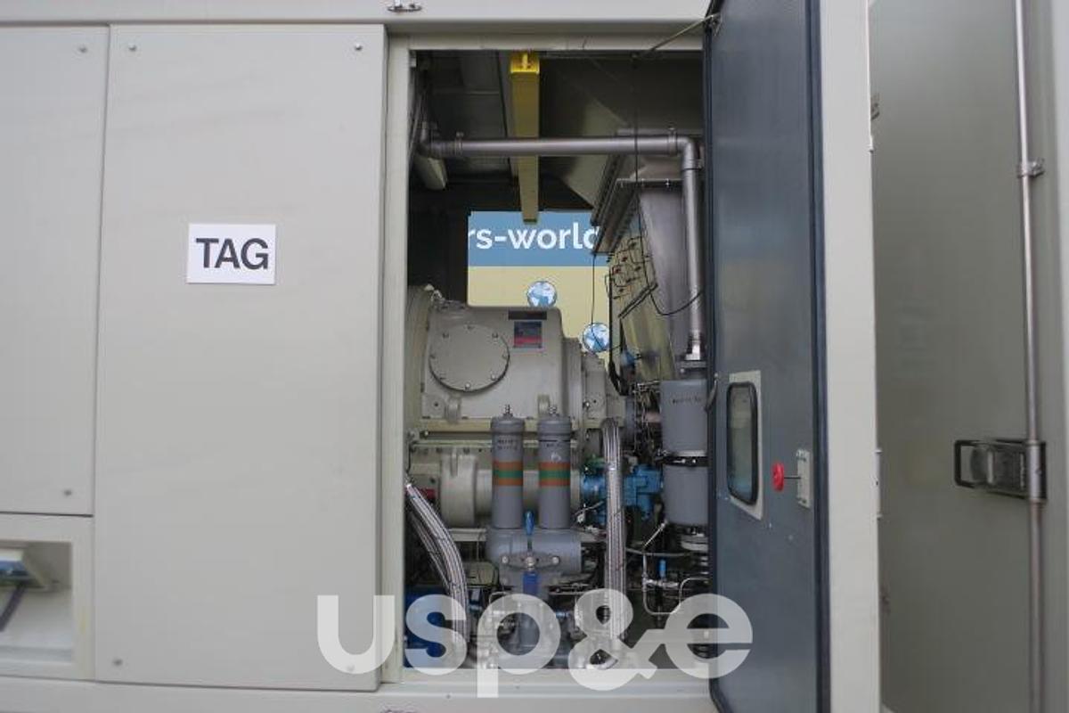 Used 5.1 MW 2014 Used Centrax 501 KB7S Natural Gas Turbine Generator Set