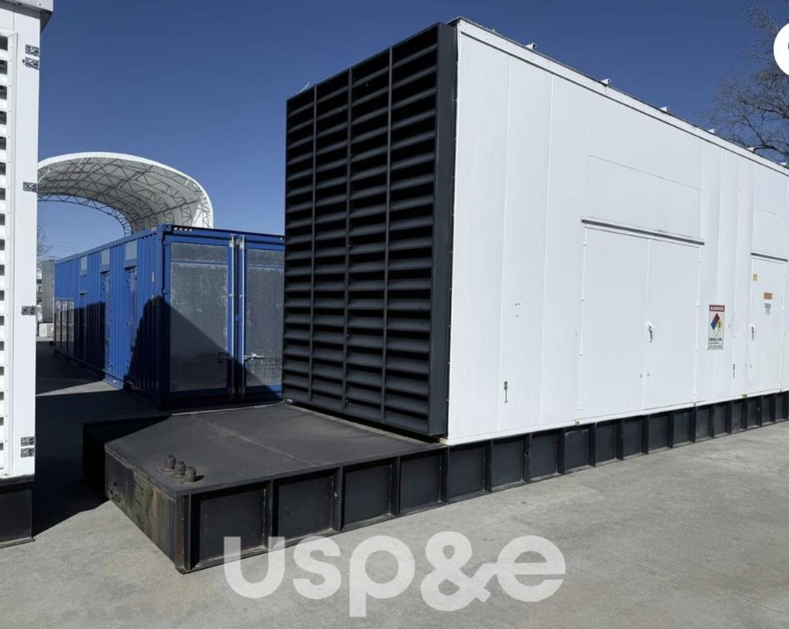 Used USP&E is selling: 1.5 MW 2008 Used Caterpillar 3512C-GD Diesel Generator Set (Containerised)
