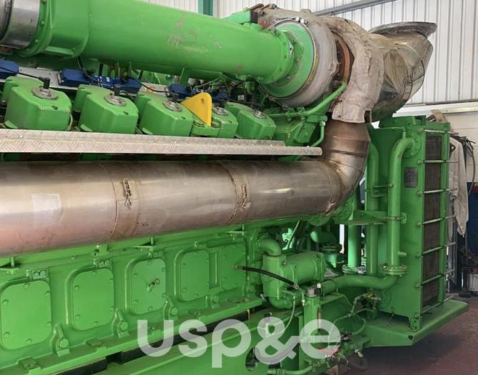 Used 3.4 MW 2012 Used Jenbacher J 620 Natural Gas Generator Set