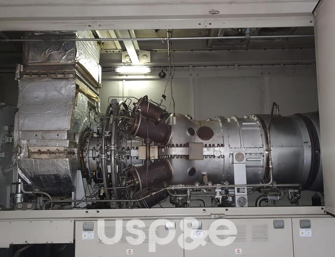 Used 7.2 MW 2011 Used Kawasaki M7A-03D Natural Gas Generator Set