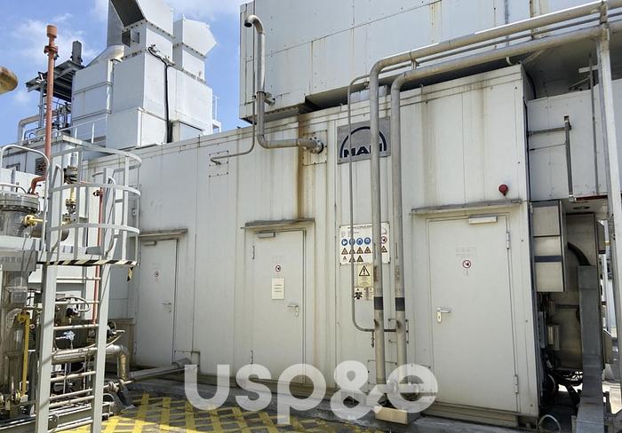 Used 6.9 MW 2015 Used MAN MGT6000 Natural Gas Generator Sets