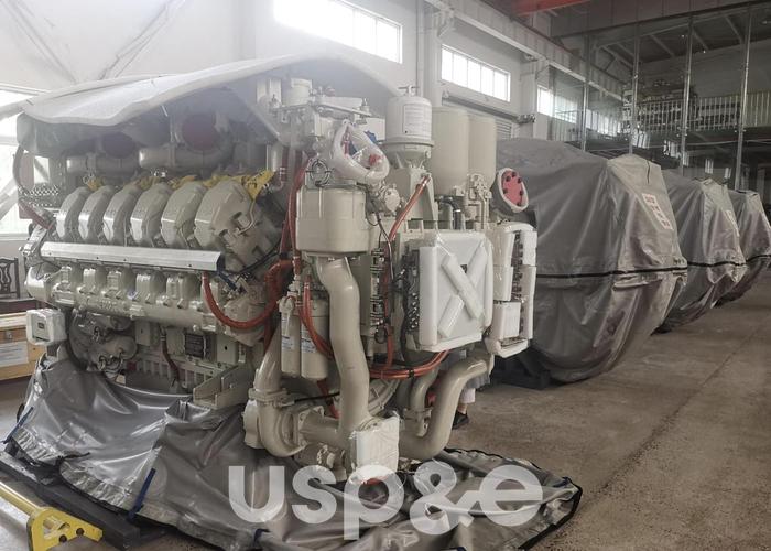 2.7 MW 2017 New MAN 12VP185TCM Diesel Generator Sets