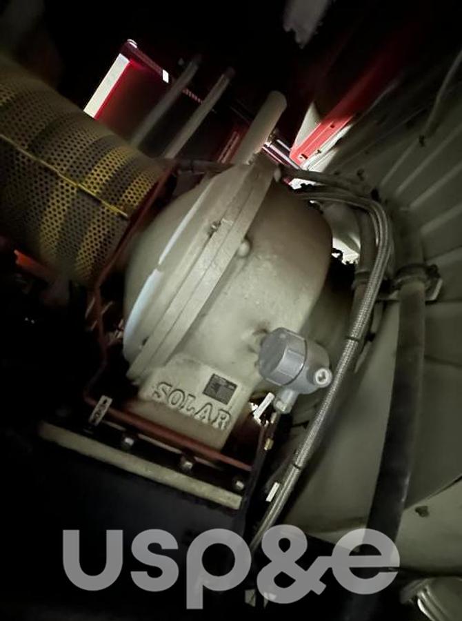 Used 5.6 MW 2010 Used Solar Taurus T60 Natural Gas Turbine Generator Set