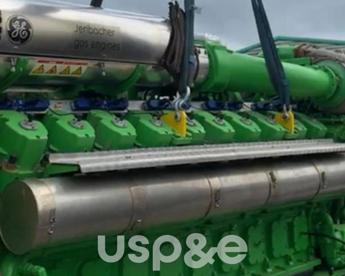 Used 3.4 MW 2012 Used Jenbacher J 620 Natural Gas Generator Set