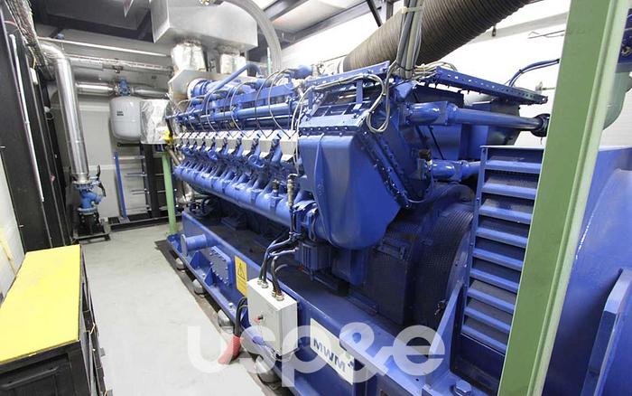 Used 2 MW 2018 Used MWM TCG2020-V20 Natural Gas Generator Set