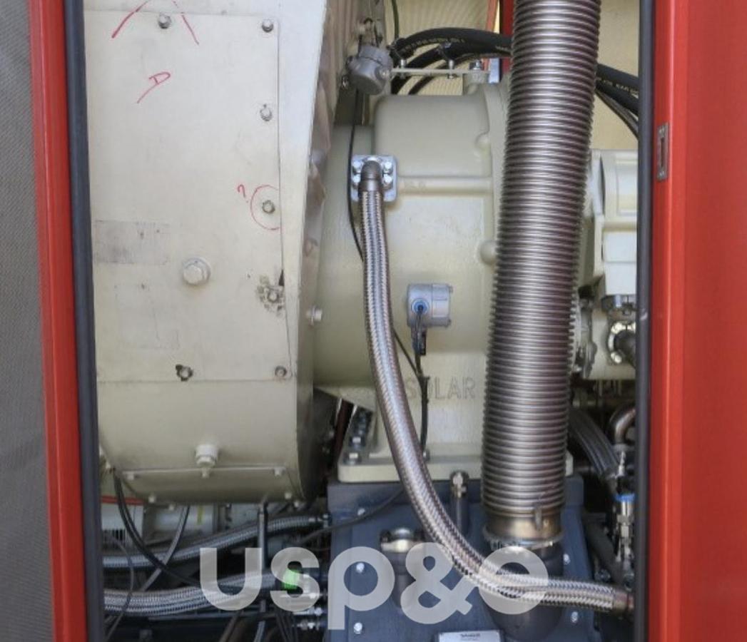 Used 6.1 MW 2012 Used Solar Taurus 60-7301S Natural Gas Generator Set