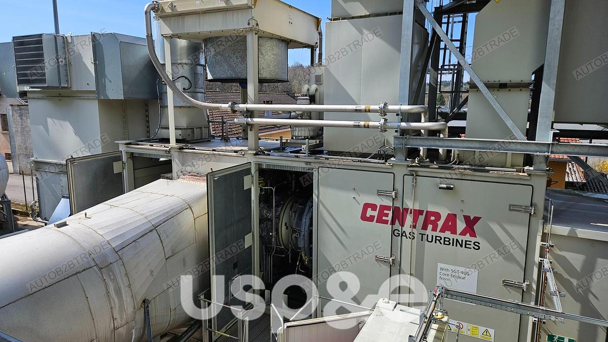 Used 12.9 MW 2014 Used Siemens SGT-400 DLE Natural Gas Turbine Generator Set