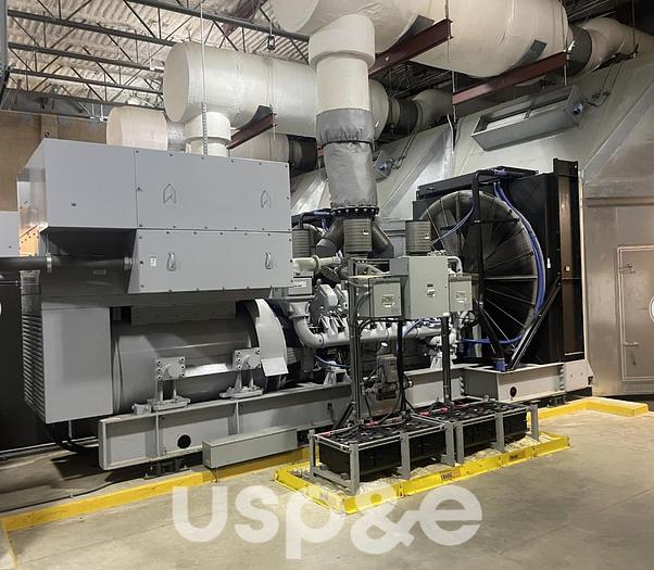 Used 1.4 MW 2007 Used MTU 16V4000 Diesel Generator Set