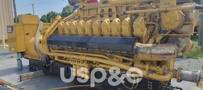 Refurbished 1.6 MW 2008 Refurbished Caterpillar G3520 Natural Gas Generator Set