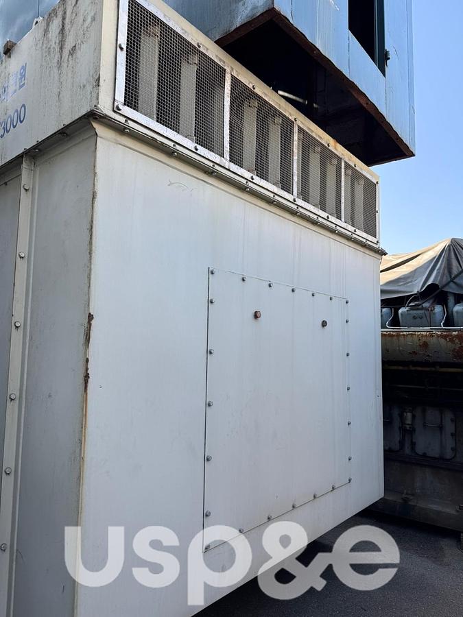 Used 3 MW 2016 Used Kawasaki M1T-03 Natural Gas Turbine Generator Set