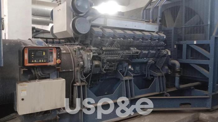 2 MW 2016 New Mitsubishi S16R2-PTAW Diesel Generator Sets