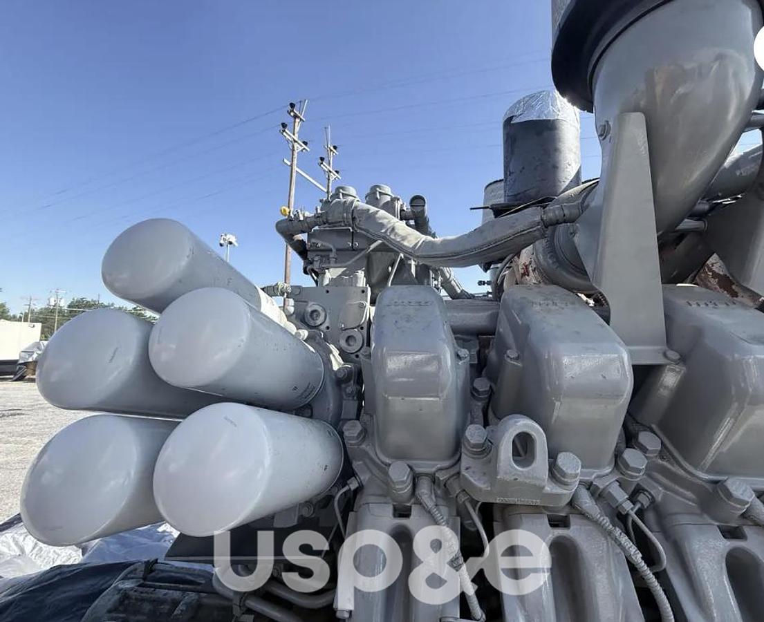 Used 1.45 MW 2009 Used MTU 12V4000 Diesel Generator Set