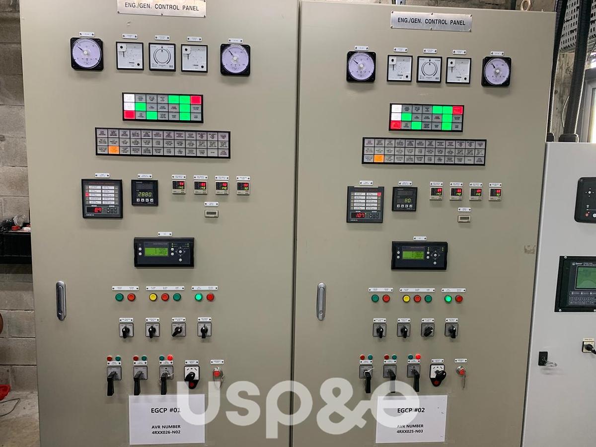 6.3 MW 2014 New Hyundai Himsen 9H25/33 HFO Generator (Dual Fuel)