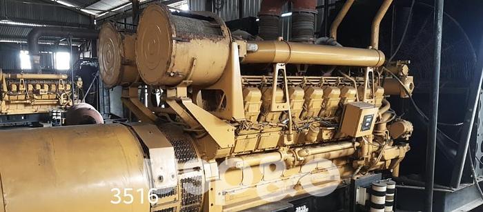 Used 1.4 MW 2012 Used Caterpillar 3516B Diesel Generator Set