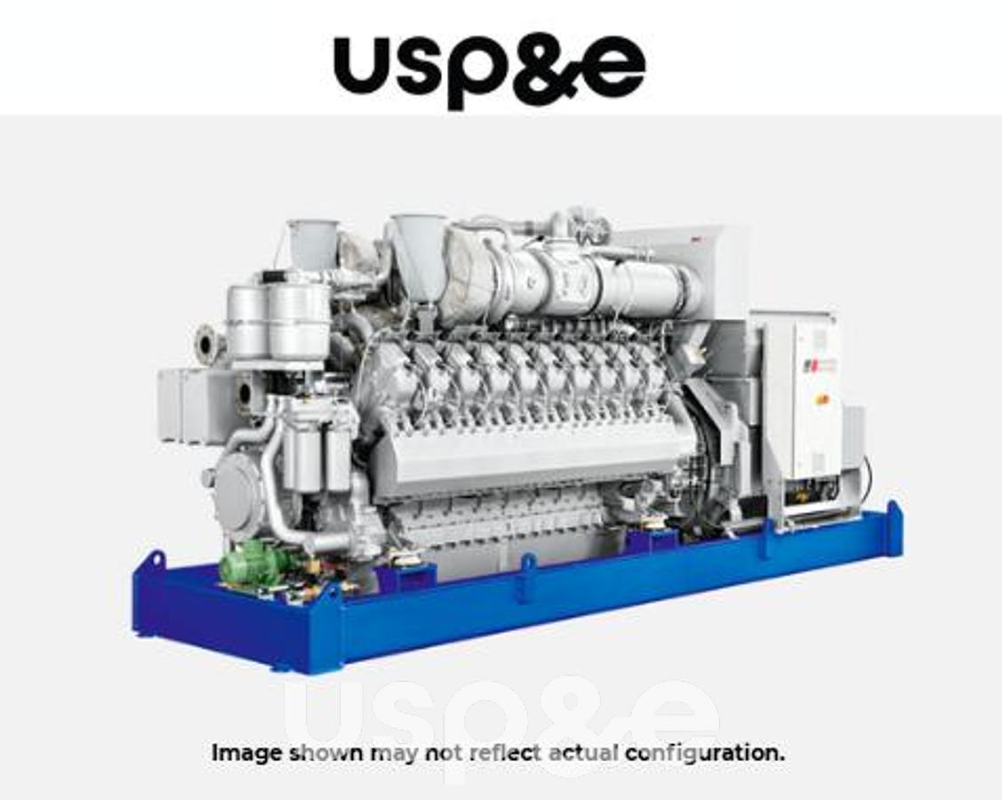 2 MW 2019 New MTU 20V4000L32 Natural Gas Generator Set
