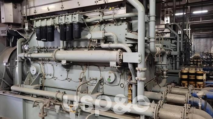 Used 1 MW 2003 Used Mitsubishi S6U - PTK HFO Generator Sets