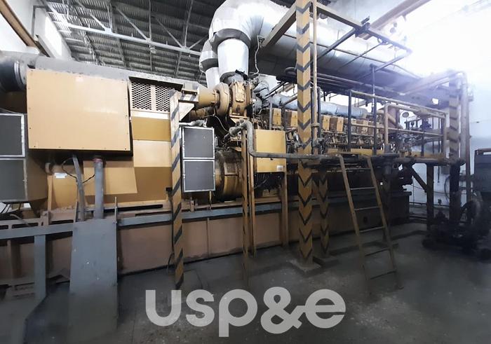 Used 3.6 MW 2000 Used Caterpillar G3616 Natural Gas Generator Sets