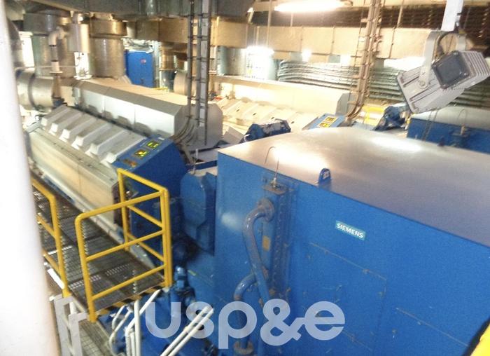 Used 5.1 MW 2008 Used Wartsila W12V32 HFO Generator Sets