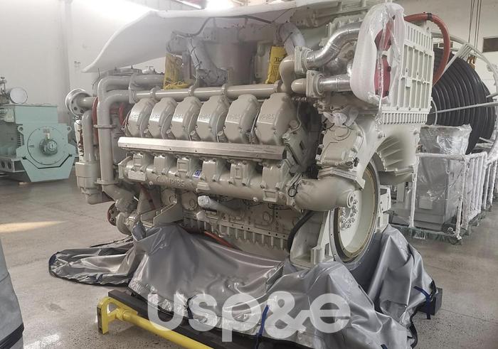 2.7 MW 2017 New MAN 12VP185TCM Diesel Generator Sets