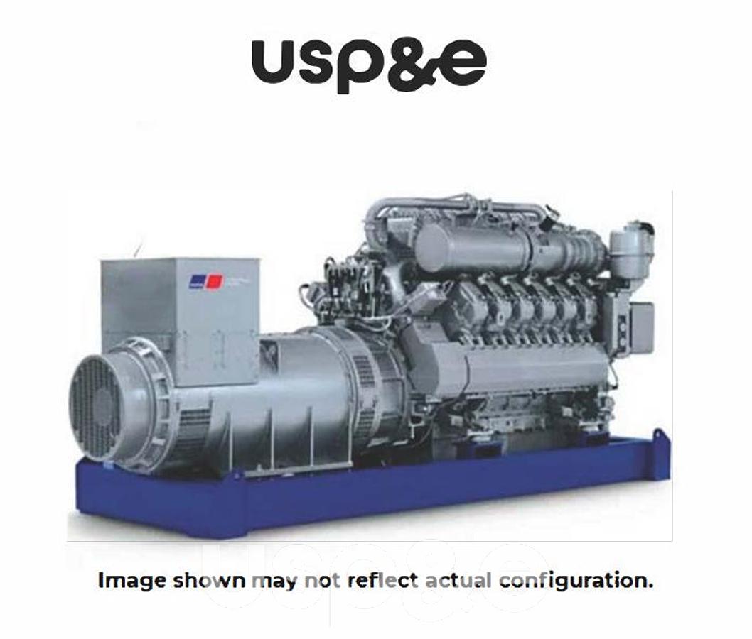 Used 2 MW 2019 Used MTU 20V4000-GS Biogas Generator Set