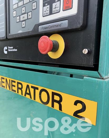 Used 4.5 MW 1996 Used Cummins 1500DFMB Diesel Generator Set