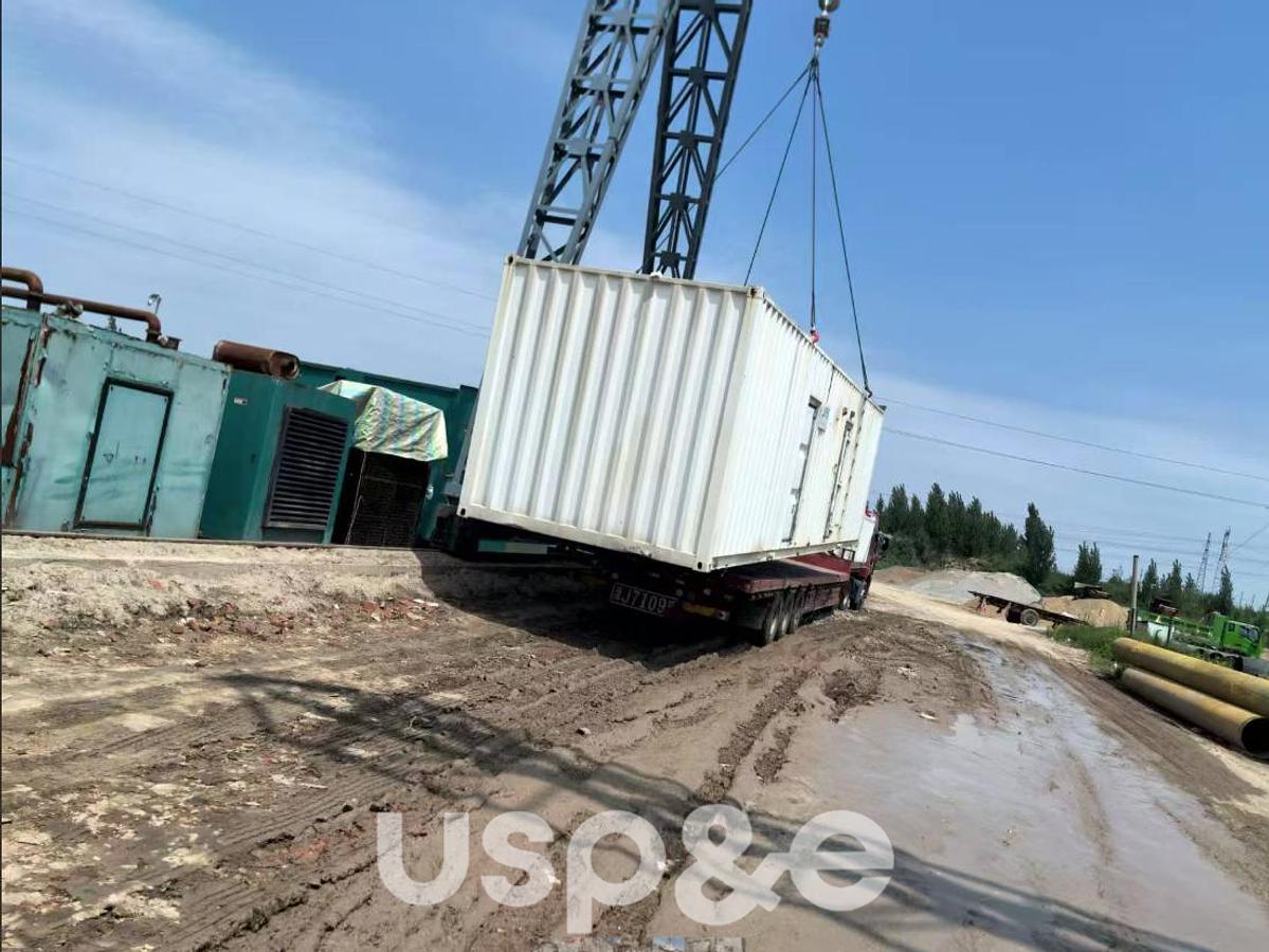 Used 2 MW 2016 MTU 20V4000L32F Natural Gas Generator Set (Containerised)