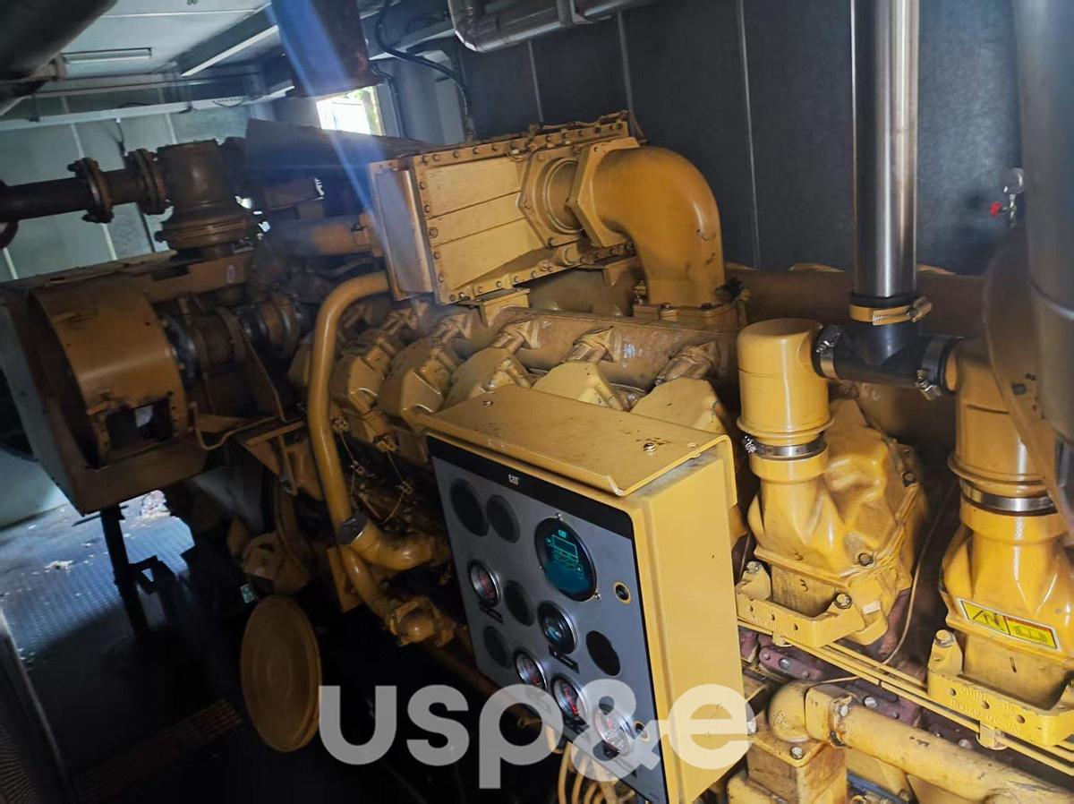 Used 1 MW 2016 Used Caterpillar G3516 Biogas Generator Set