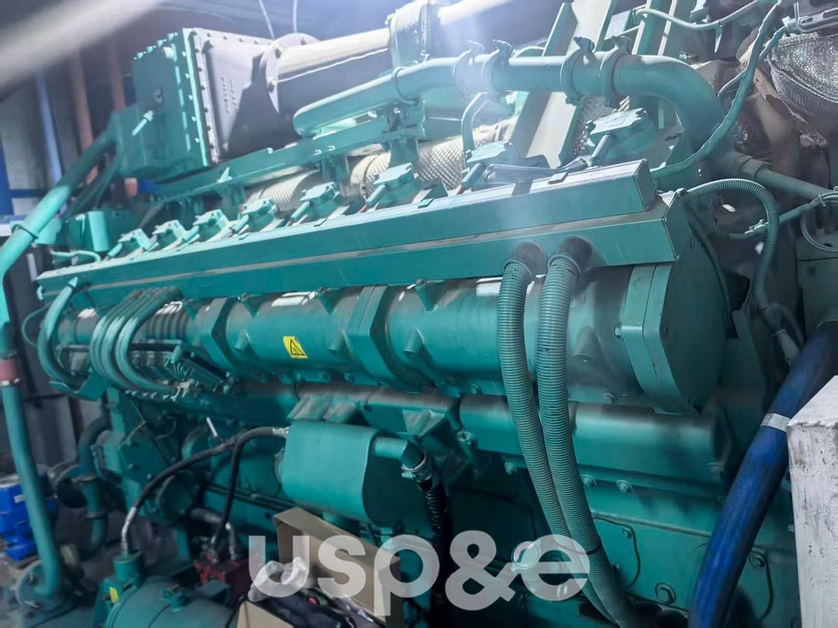 Used 1.5 MW  2019 Used Cummins GQSK60-G8 Natural Gas Generator Set