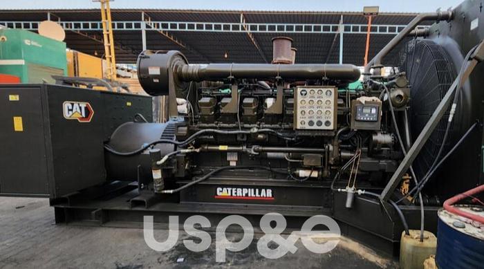 Used 1.6 MW 2012 Used Caterpillar 3516 Diesel Generator Set