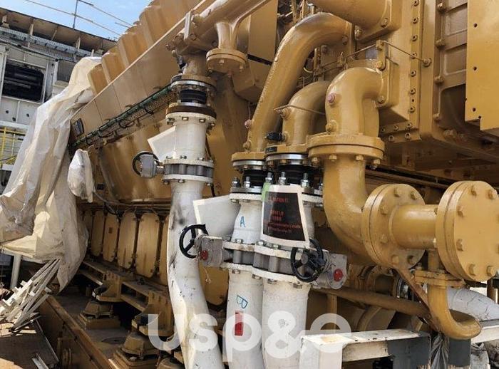 7.3 MW 2013 New Caterpillar 16CM32 Diesel Generator Sets