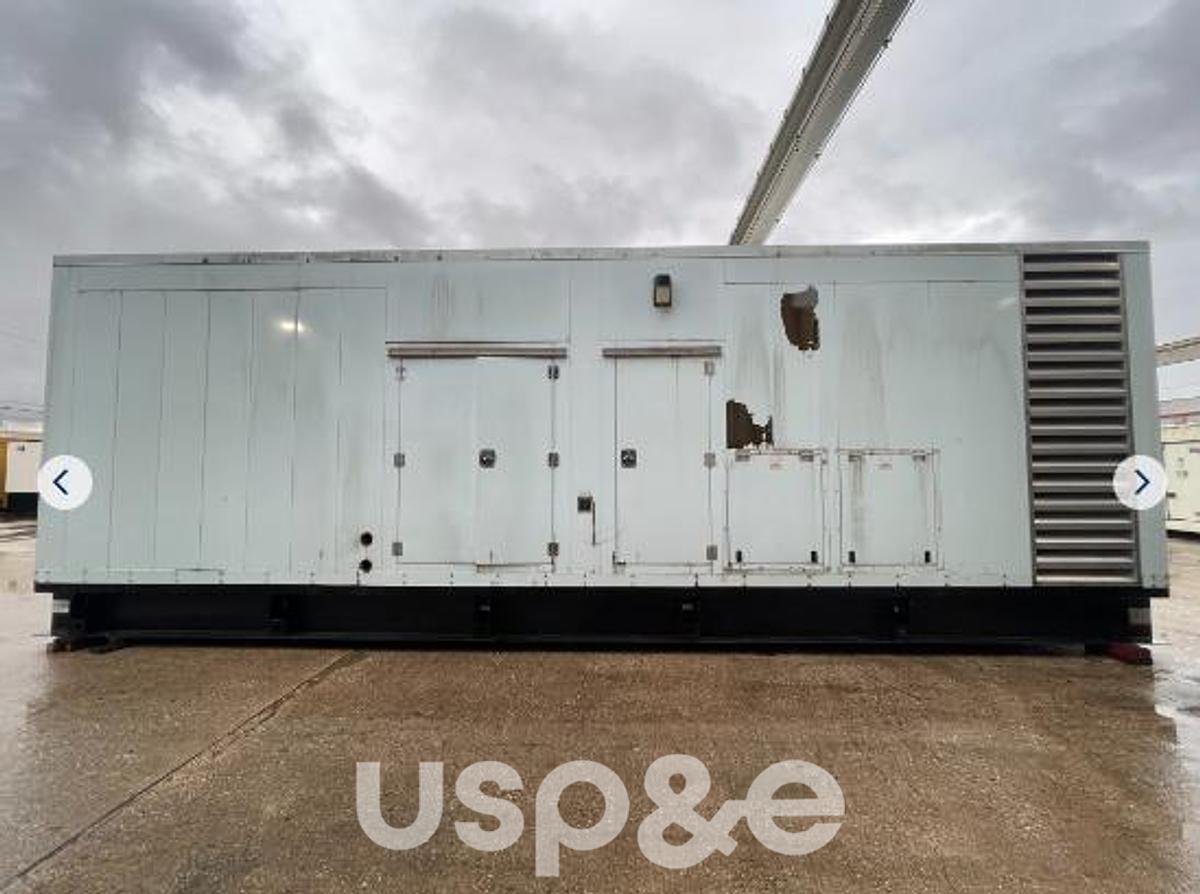 Used 2 MW 2000 Used Cummins QSK60-G6 Diesel Generator Set