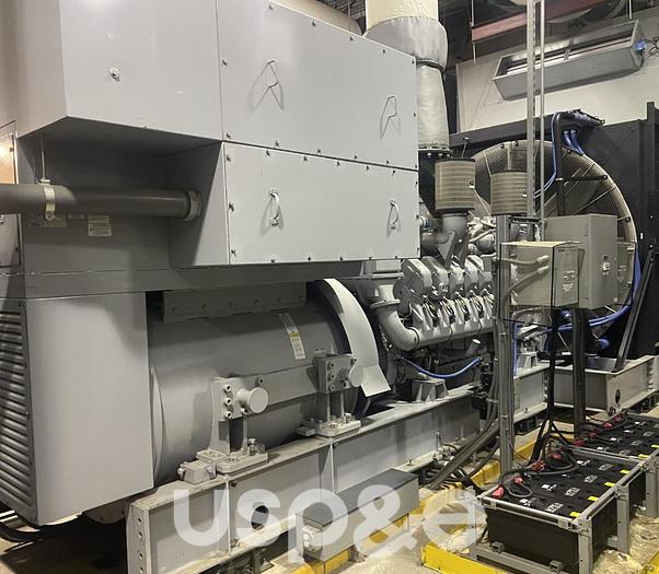 Used 1.4 MW 2007 Used MTU 16V4000 Diesel Generator Set