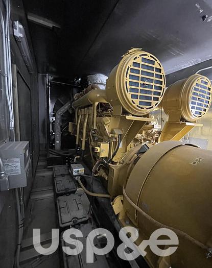Used 2 MW 2016 Used Caterpillar 3516C Diesel Generator Set